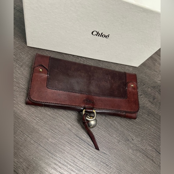 Chloe Dark Brown Leather Wallet - Picture 7 of 7